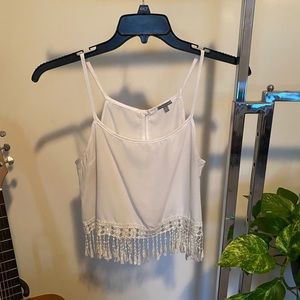 *LAST CALL* Cropped Boho Fringe Tank